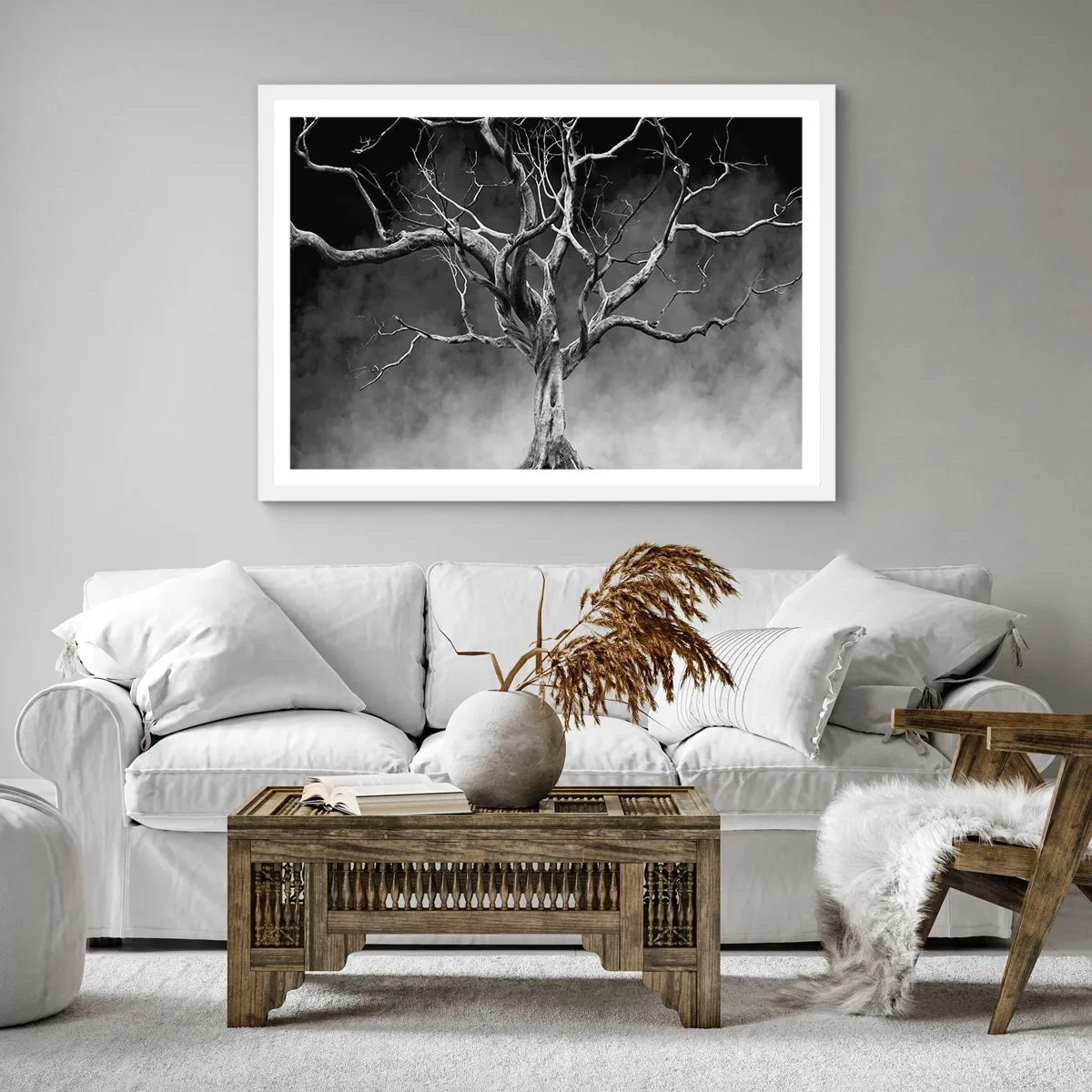 Poszter fekete keretben - Ősi és szent - 50x50 cm