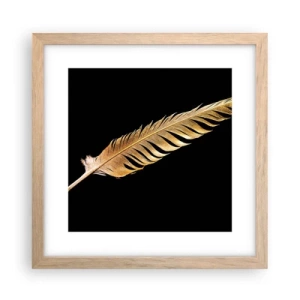 Poszter világos tölgy keretben - Tökéletes tollal ellátva - 30x30 cm