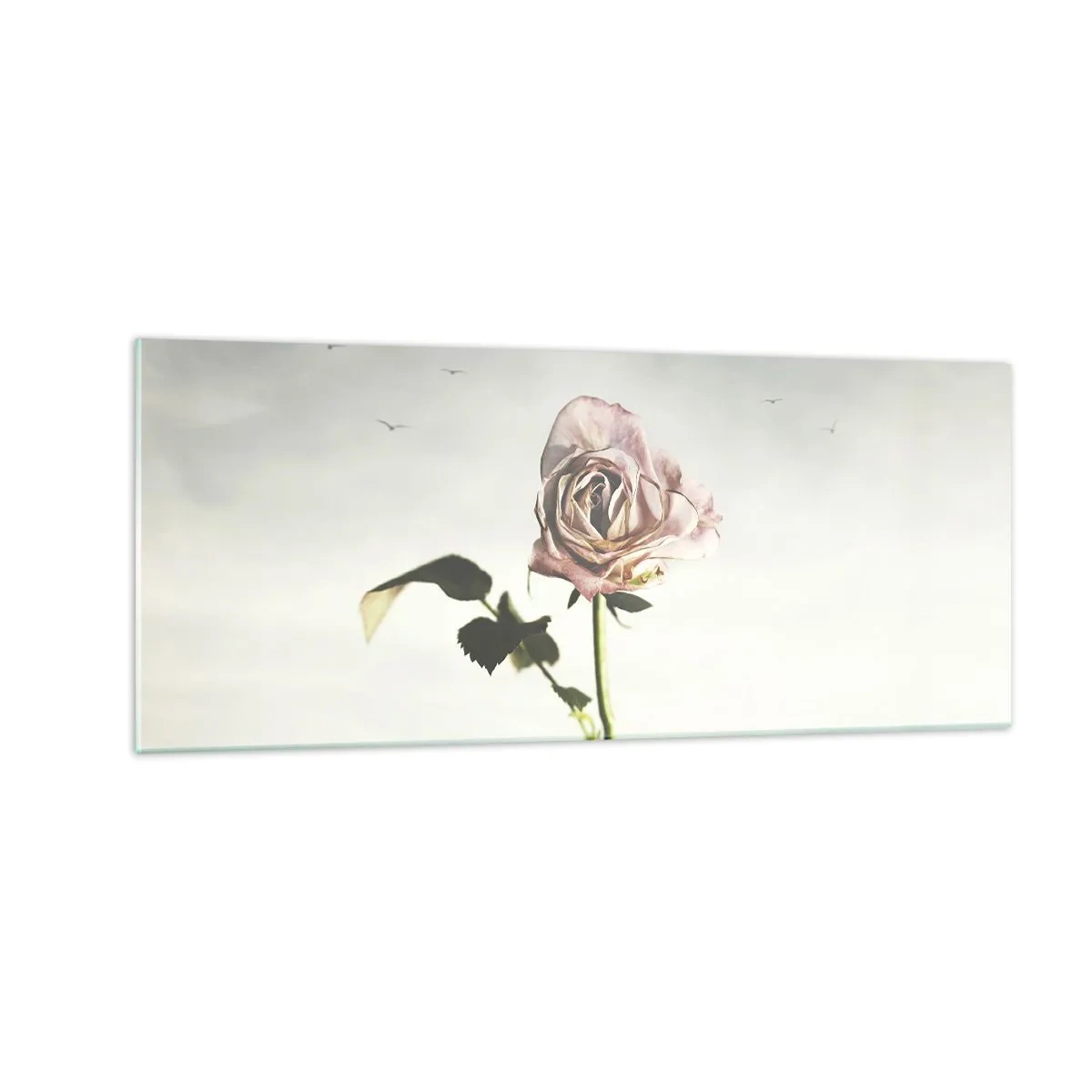 Üveg kép - Tavasz üdvözlése - 100x40 cm