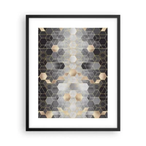 Poszter fehér keretben - Gyémánt kompozíció - 40x50 cm