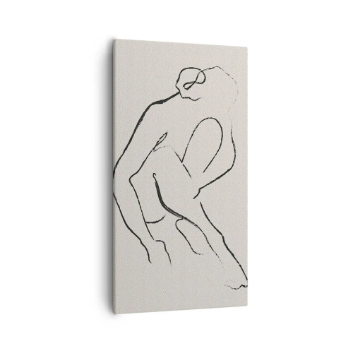 Vászonkép - Intim vázlat - 55x100 cm