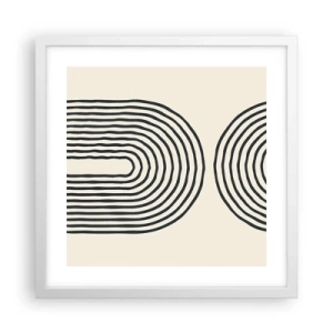 Poszter fekete keretben - Bármelyik percben ... - 40x40 cm