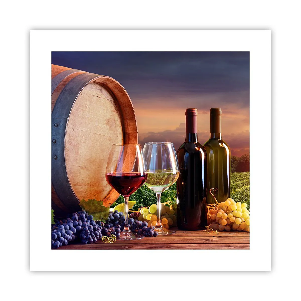 Poszter - Az életnek itt íze van - 40x40 cm