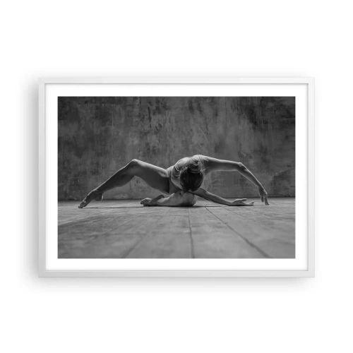 Poszter fekete keretben - Előkerített szimmetria  - 70x50 cm