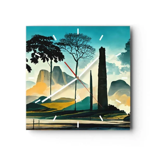 Falióra, Óra - Mindíg magasabbra és magasabbra - 40x40 cm