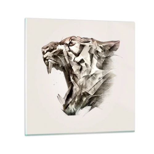 Üveg kép - Már tudod, ki a főnök - 60x60 cm