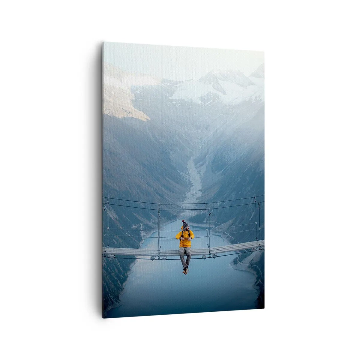 Vászonkép - Elragadtatott a felfüggesztésben - 80x120 cm