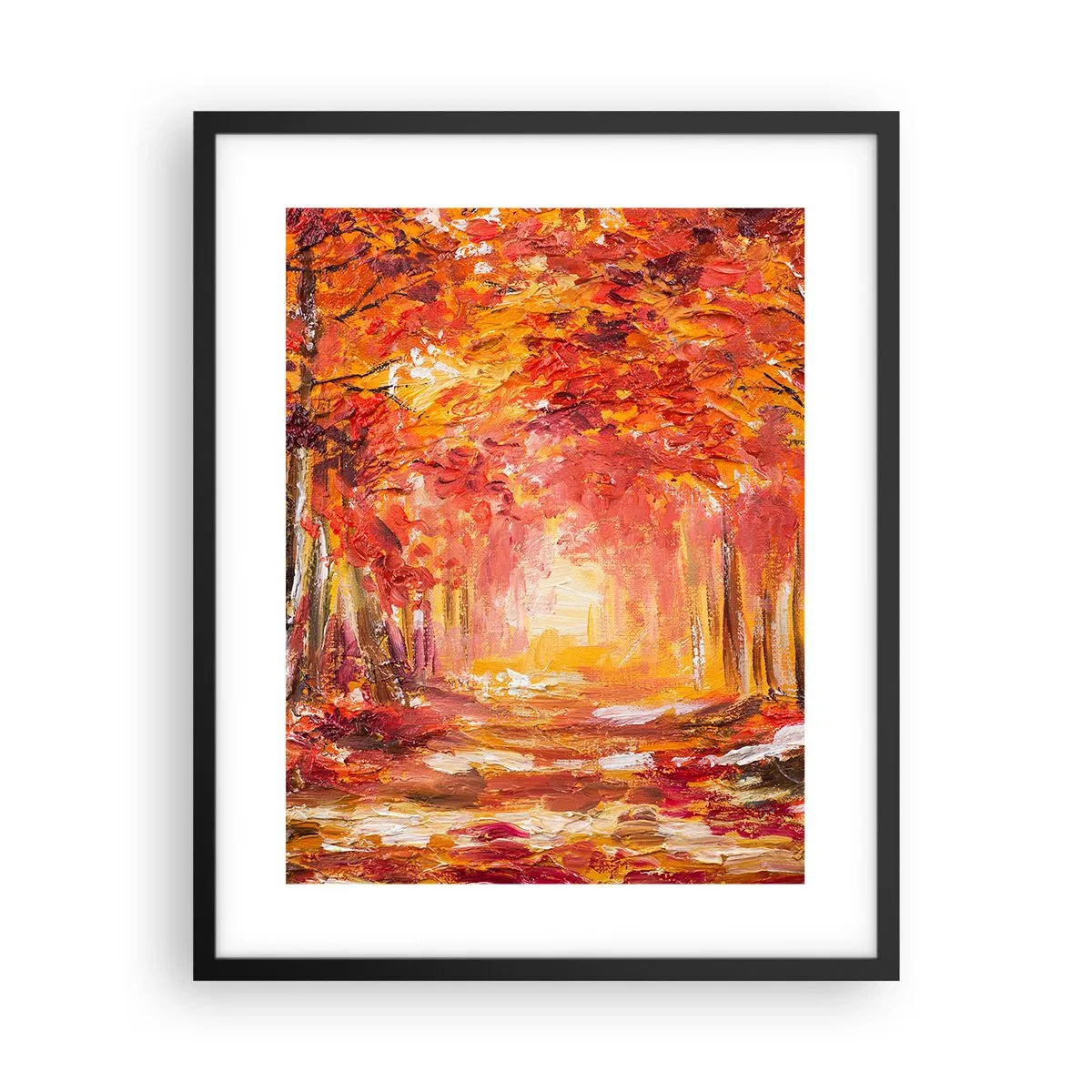 Poszter fehér keretben - Rézerdő - 40x50 cm