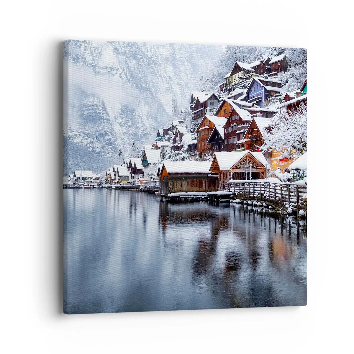 Vászonkép - Téli díszben - 40x40 cm