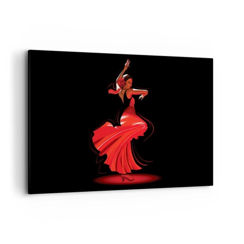 Vászonkép - A flamenco tüzes szelleme - 120x80 cm