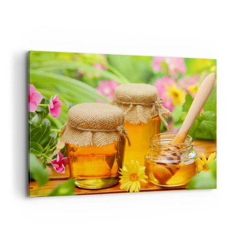 Vászonkép - Édes és virágos - 120x80 cm