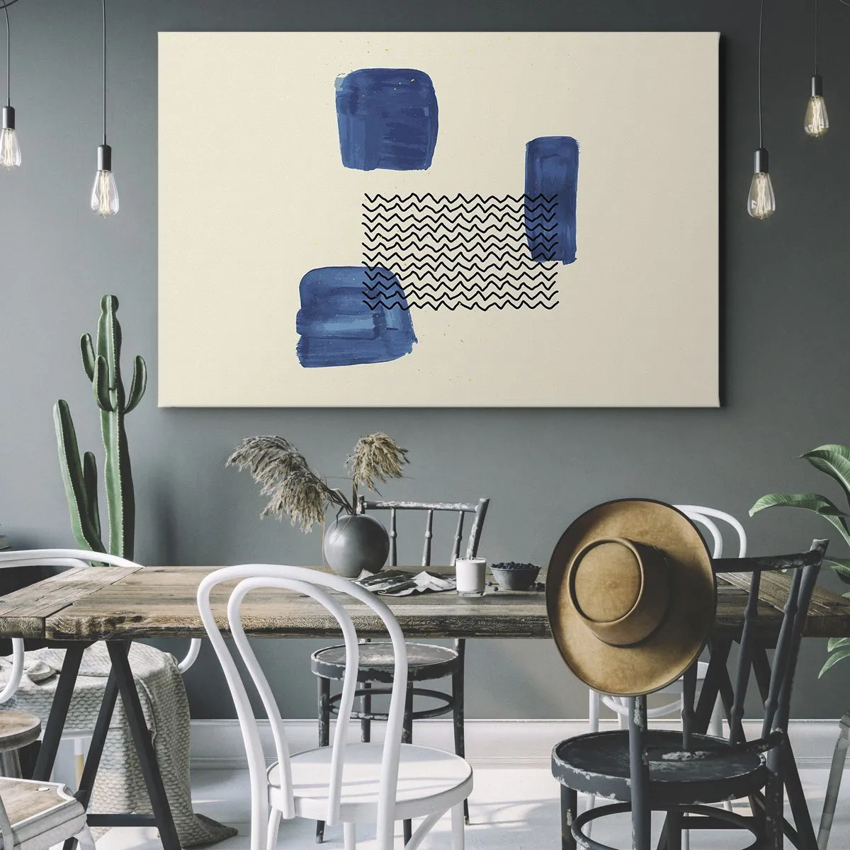 Vászonkép - Absztrakt kvartett - 120x80 cm