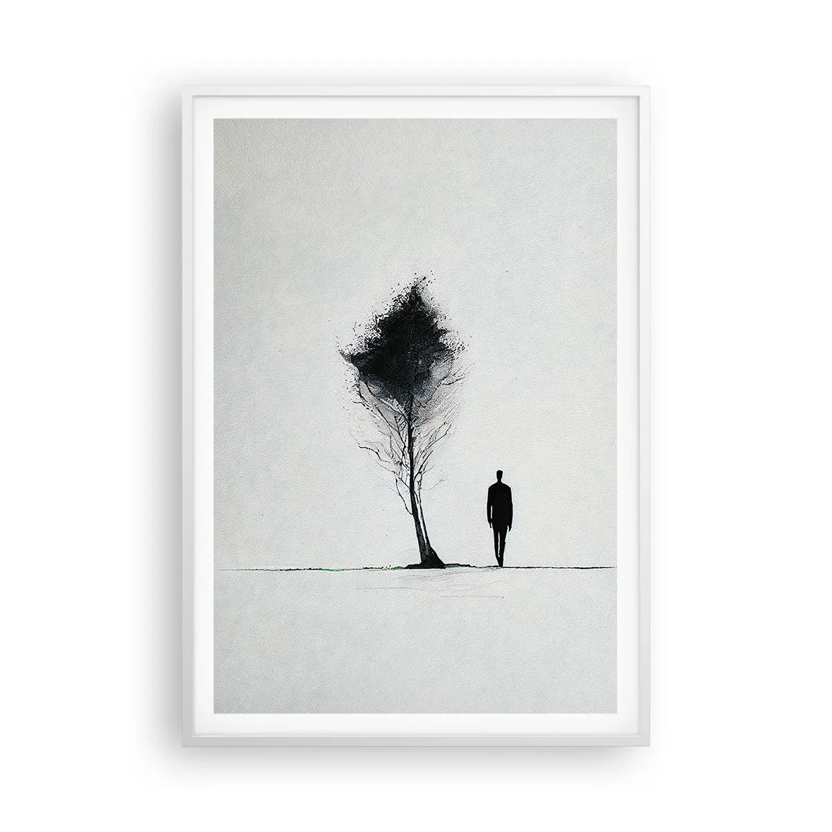 Poszter fekete keretben - Mindannyian vándorolunk - 70x100 cm