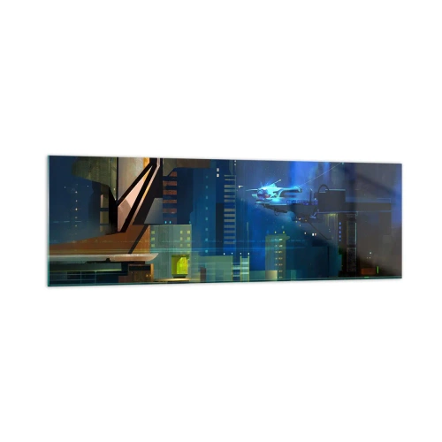 Üveg kép - A közel jövőben - 160x50 cm
