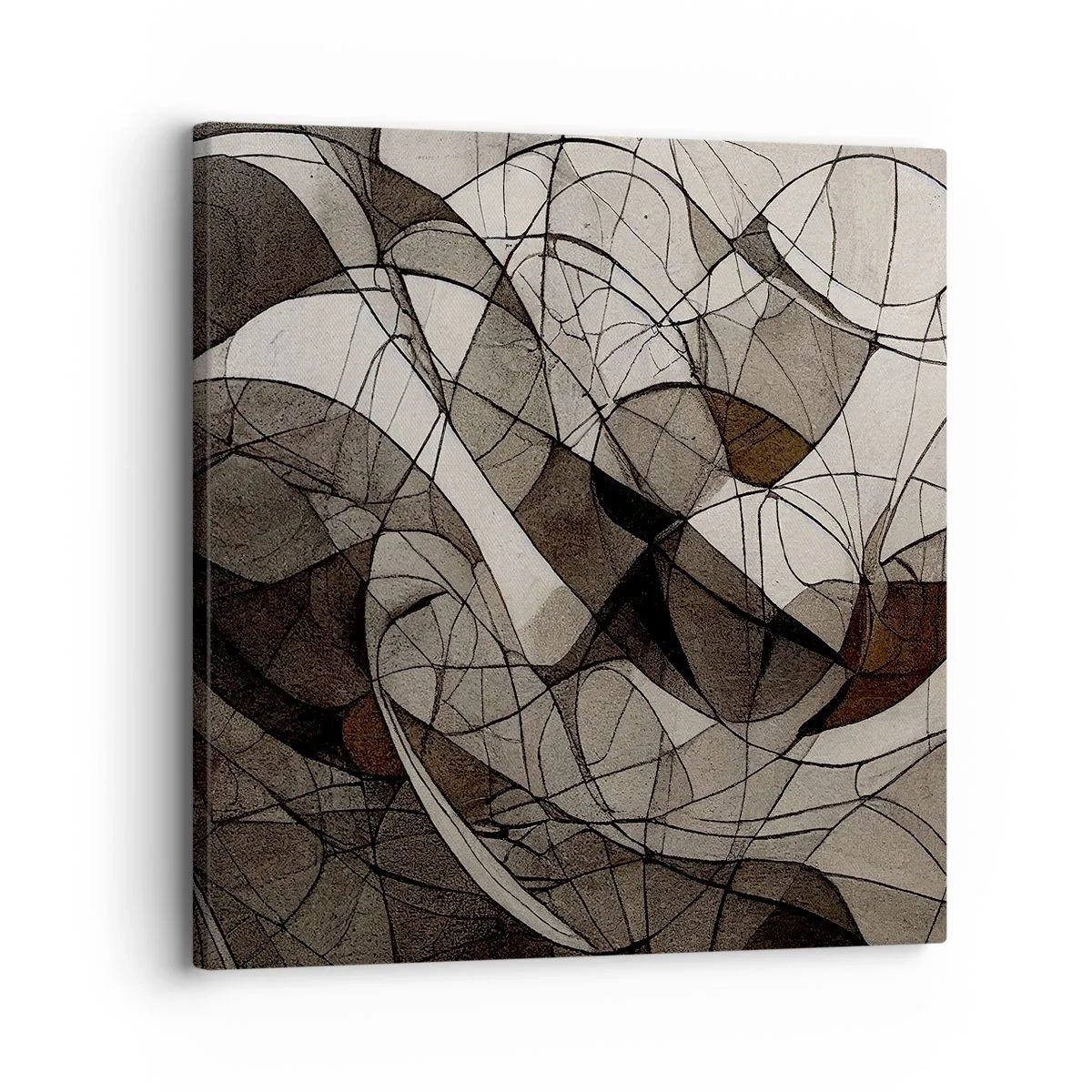 Vászonkép - A föld színeinek keringése - 30x30 cm
