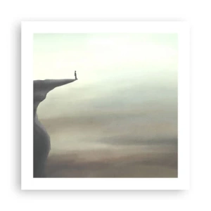 Poszter - Természetesen felfelé! - 50x50 cm