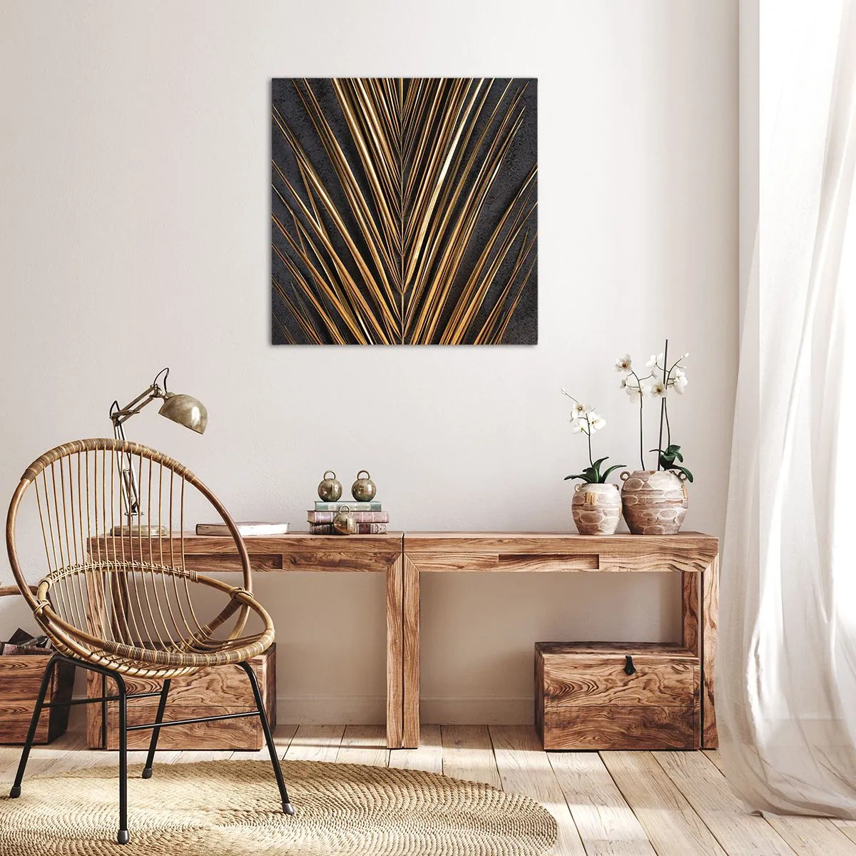 Vászonkép - A trópusok aranya - 30x30 cm