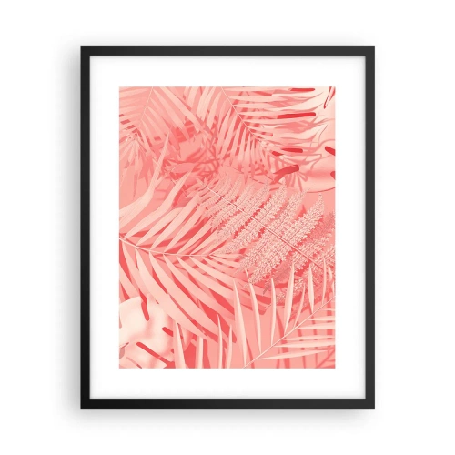 Poszter fehér keretben - Rózsaszín koncepció - 40x50 cm