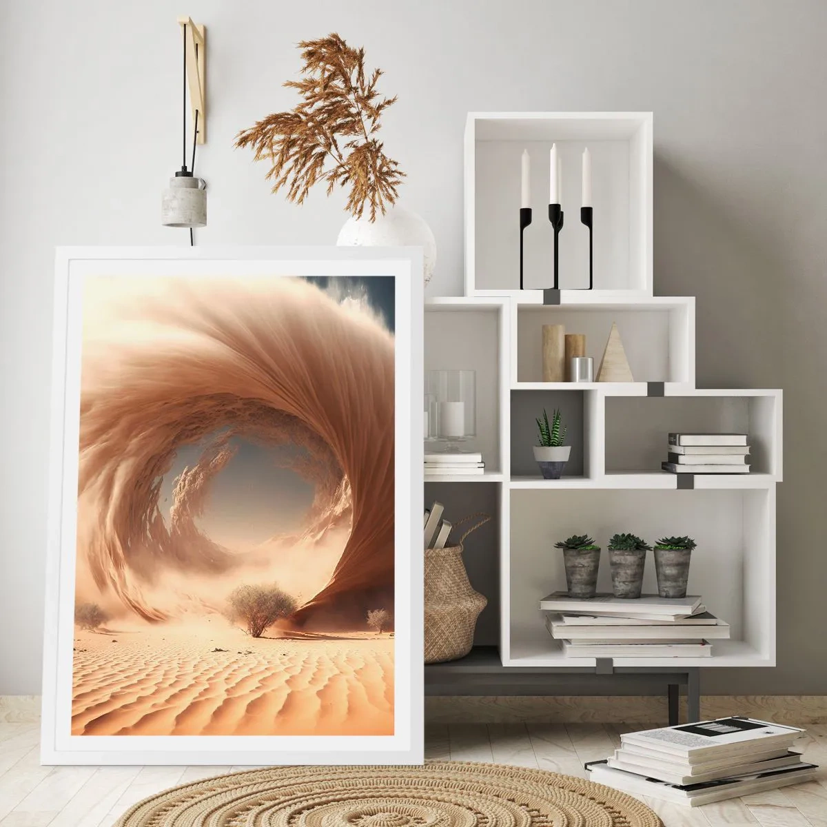 Poszter fekete keretben - Megnyílt portált - 70x100 cm