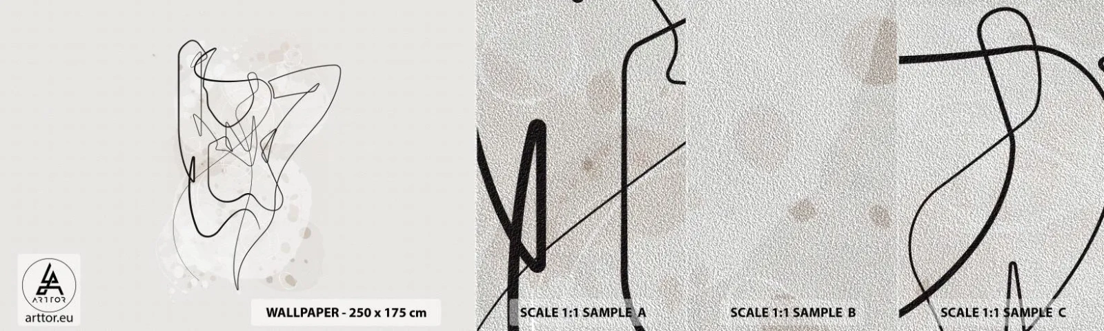 Fotótapéta Minta Premium Sand - A csábítás művészete - Nő, Grafika, Darab - 100x30 cm