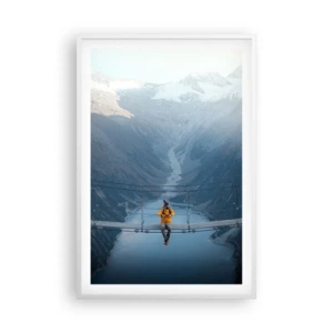 Poszter fekete keretben - Elragadtatott a felfüggesztésben - 61x91 cm