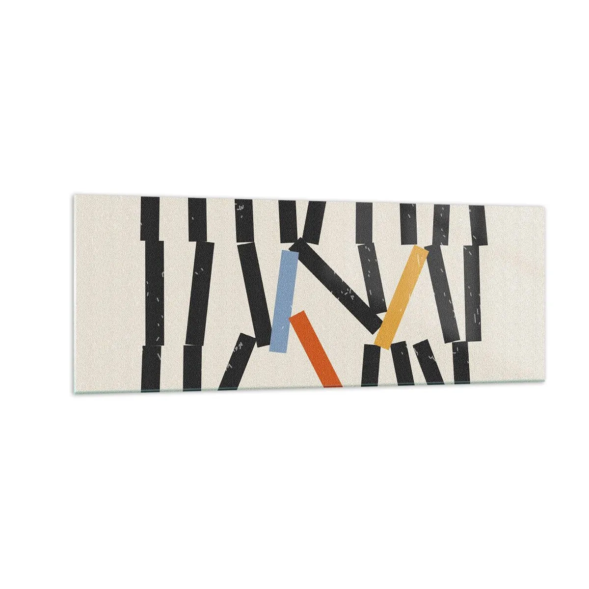 Üveg kép - Dominó - kompozíció - 140x50 cm