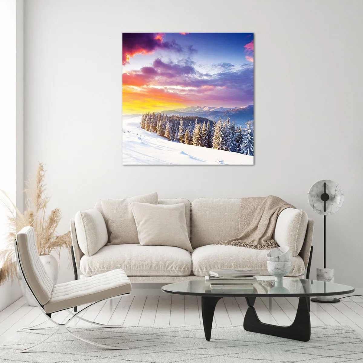Üveg kép - Fényes nappal - 70x70 cm