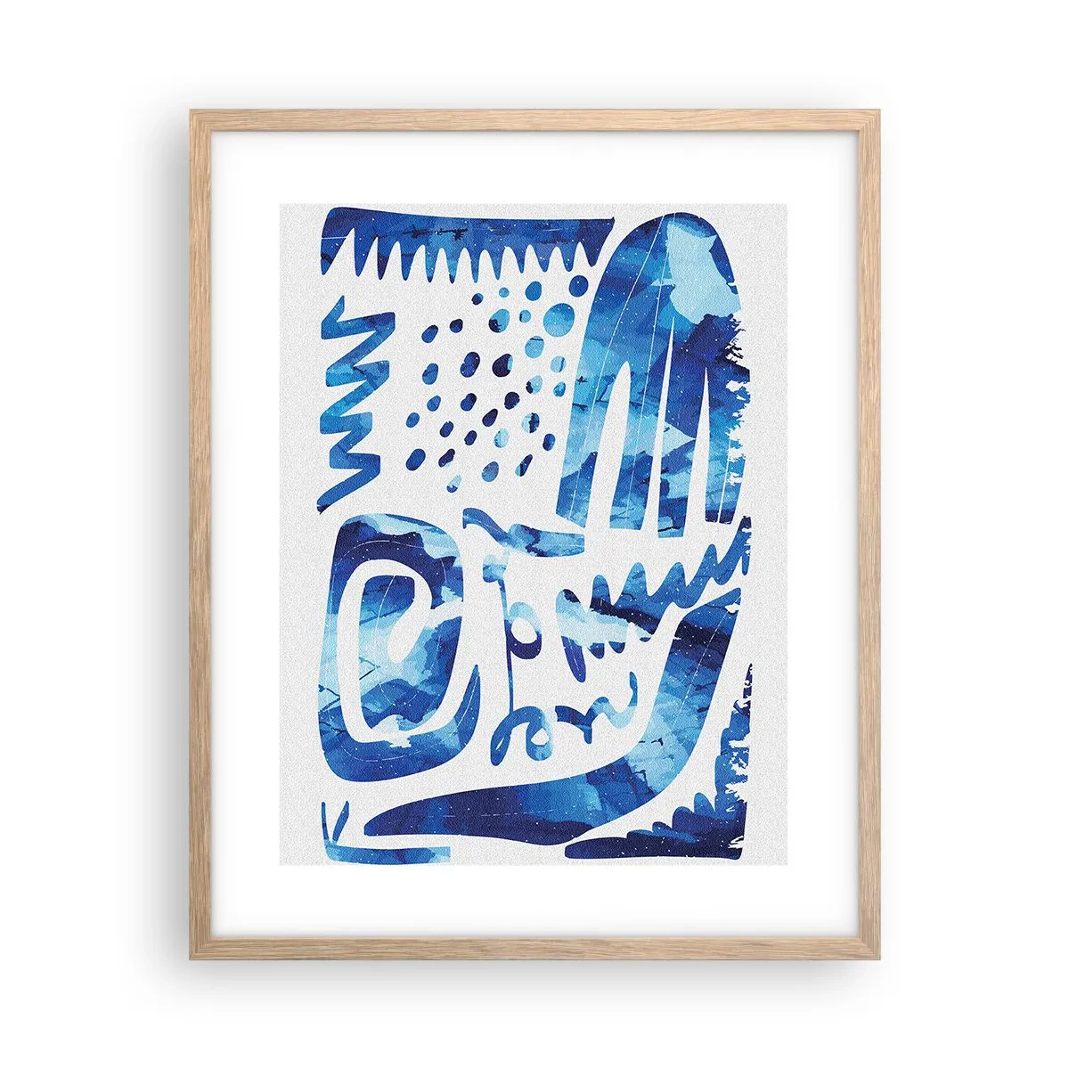 Poszter világos tölgy keretben - Vissza a gyökerekhez - 40x50 cm