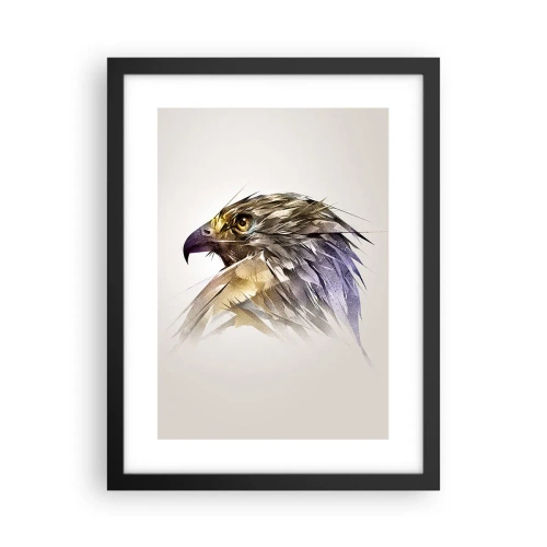 Poszter fehér keretben - Egy harcos portréja - 30x40 cm