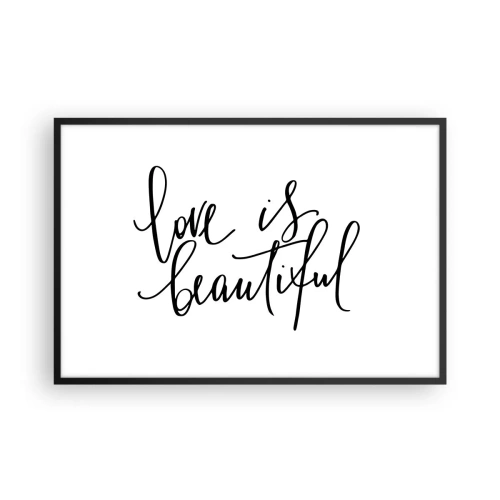 Poszter fehér keretben - Olvass és ismételj - 91x61 cm