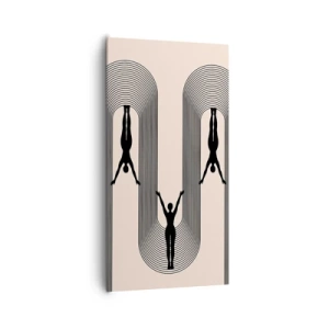 Vászonkép - Fejjel lefelé - 65x120 cm