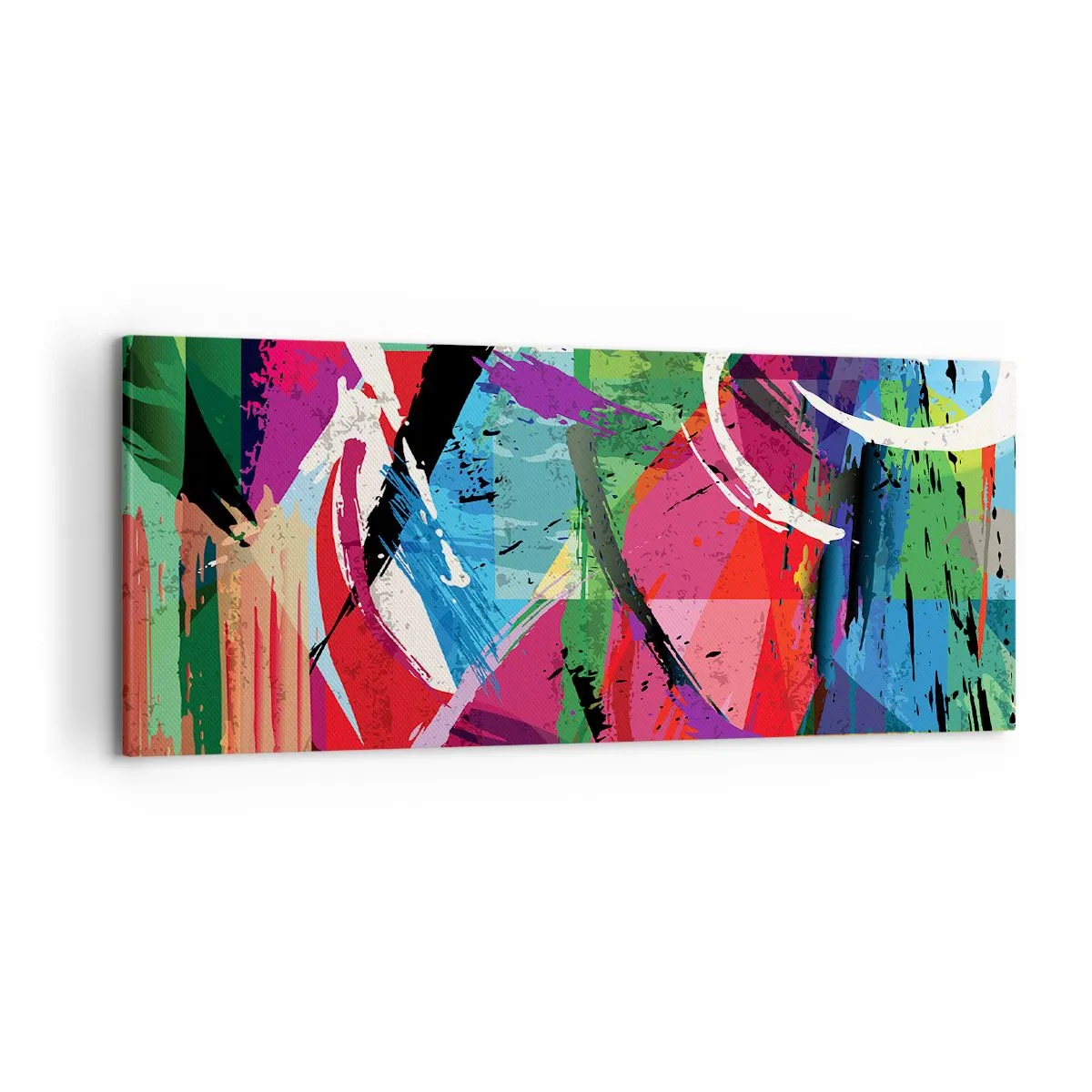 Vászonkép - Gyorsan, élénken és ugrálva - 120x50 cm