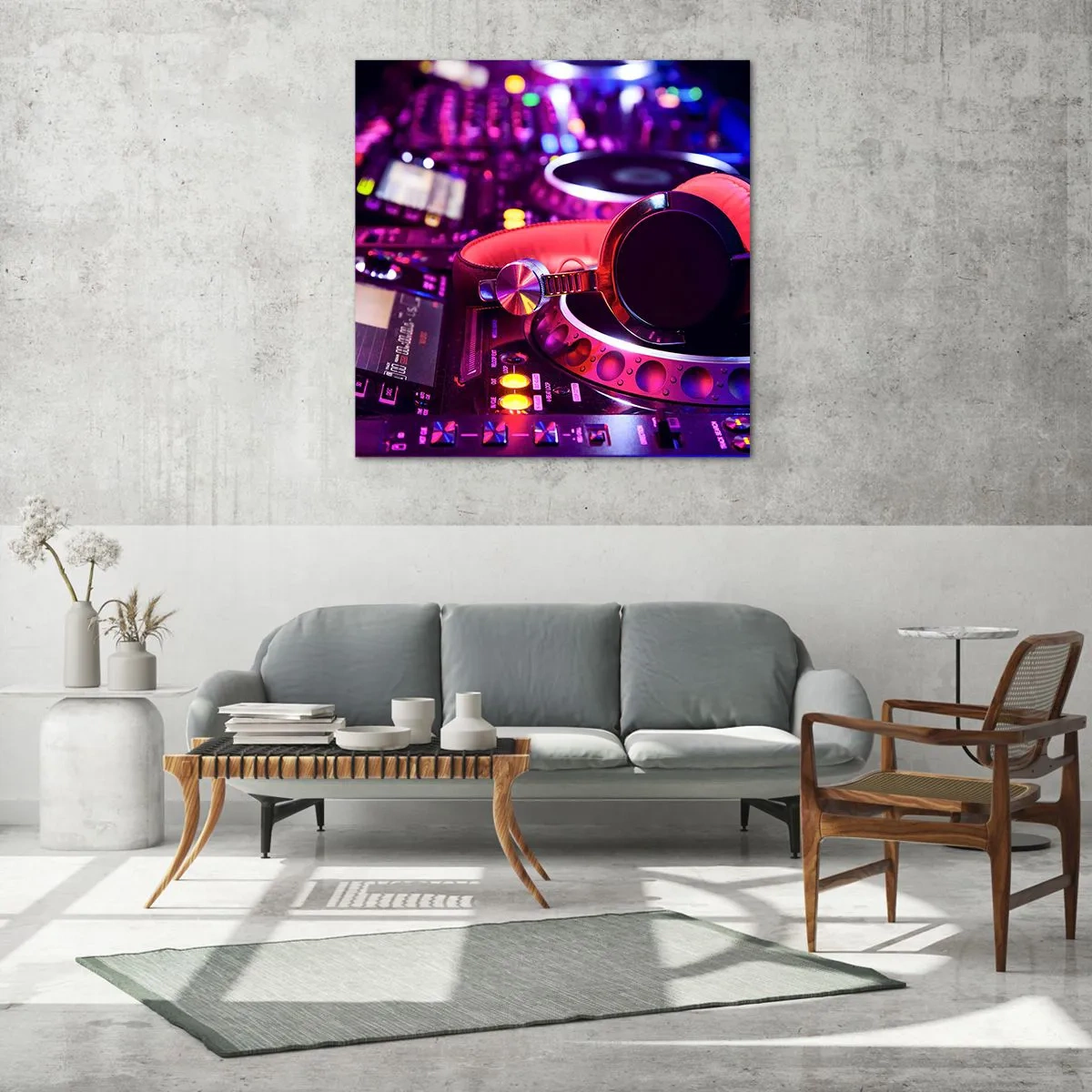 Üveg kép - Mielőtt a móka elkezdődik - 60x60 cm