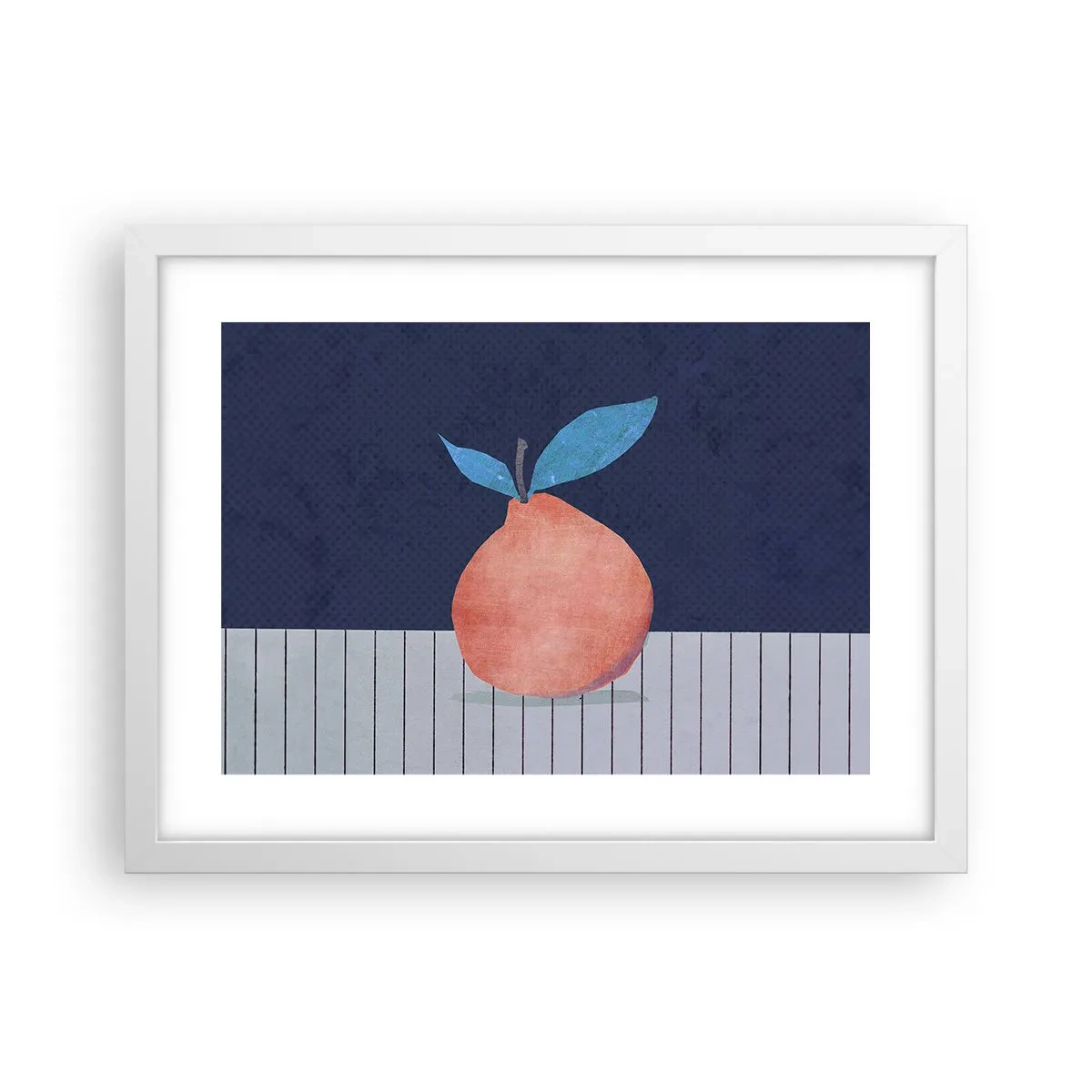 Poszter fekete keretben - Domborúság és sík - 40x30 cm