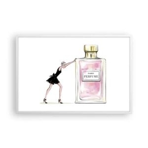 Poszter fekete keretben - A nőiesség lényege - 91x61 cm