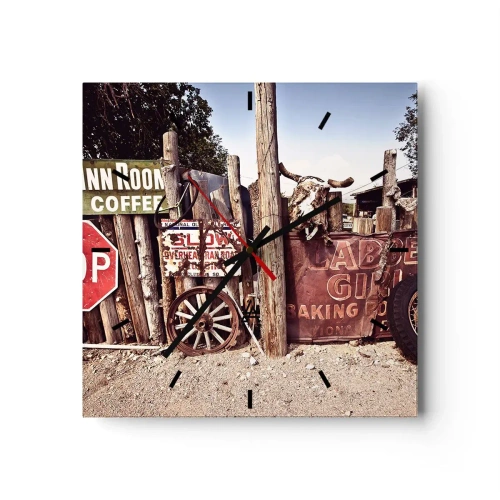 Falióra, Óra - És megállt az idő - 30x30 cm