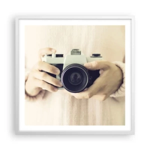 Poszter fekete keretben - Többet látni... - 60x60 cm