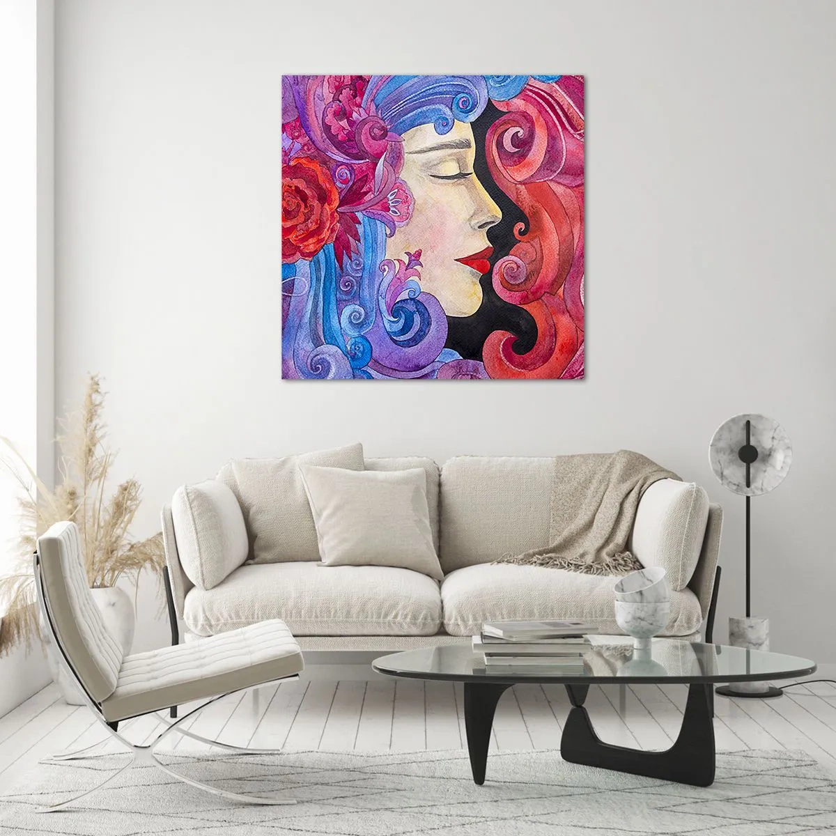 Üveg kép - A szecesszió még mindig él - 40x40 cm