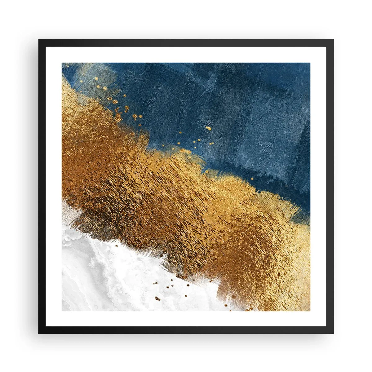 Poszter fehér keretben - A nyár árnyalatai - 60x60 cm