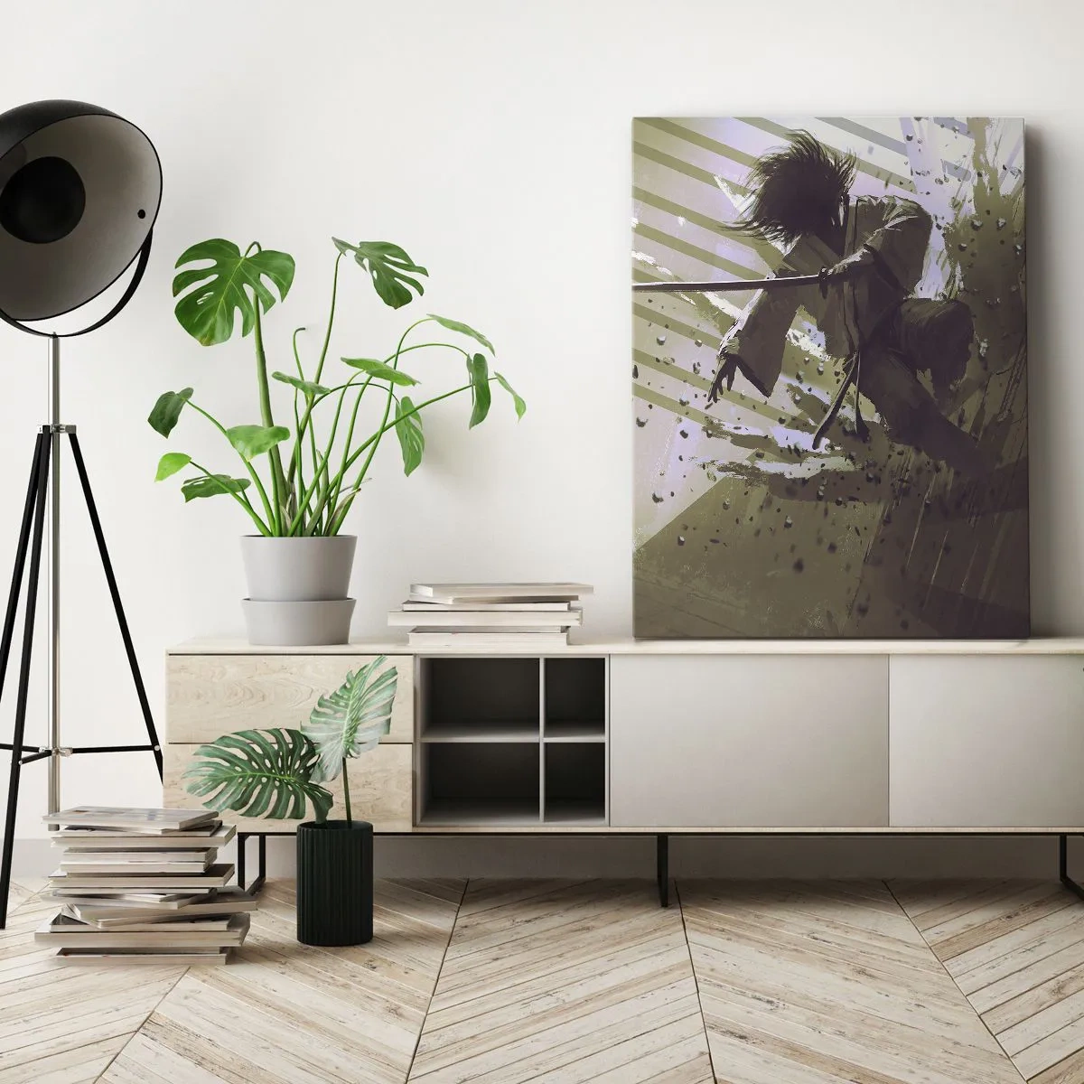 Vászonkép - Te is lehetsz szamuráj - 65x120 cm