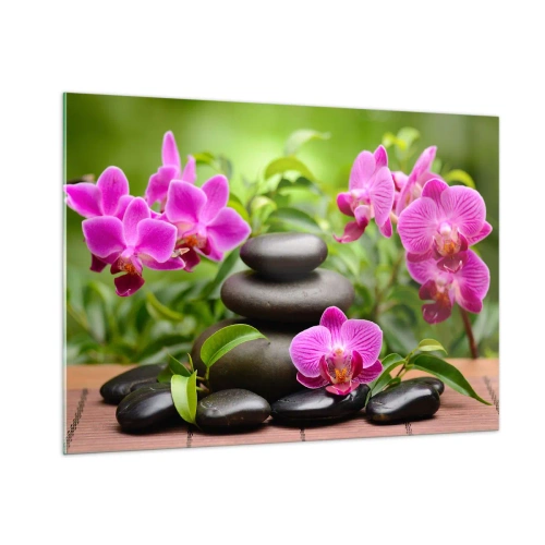 Üveg kép - A béke piramisa - 100x70 cm