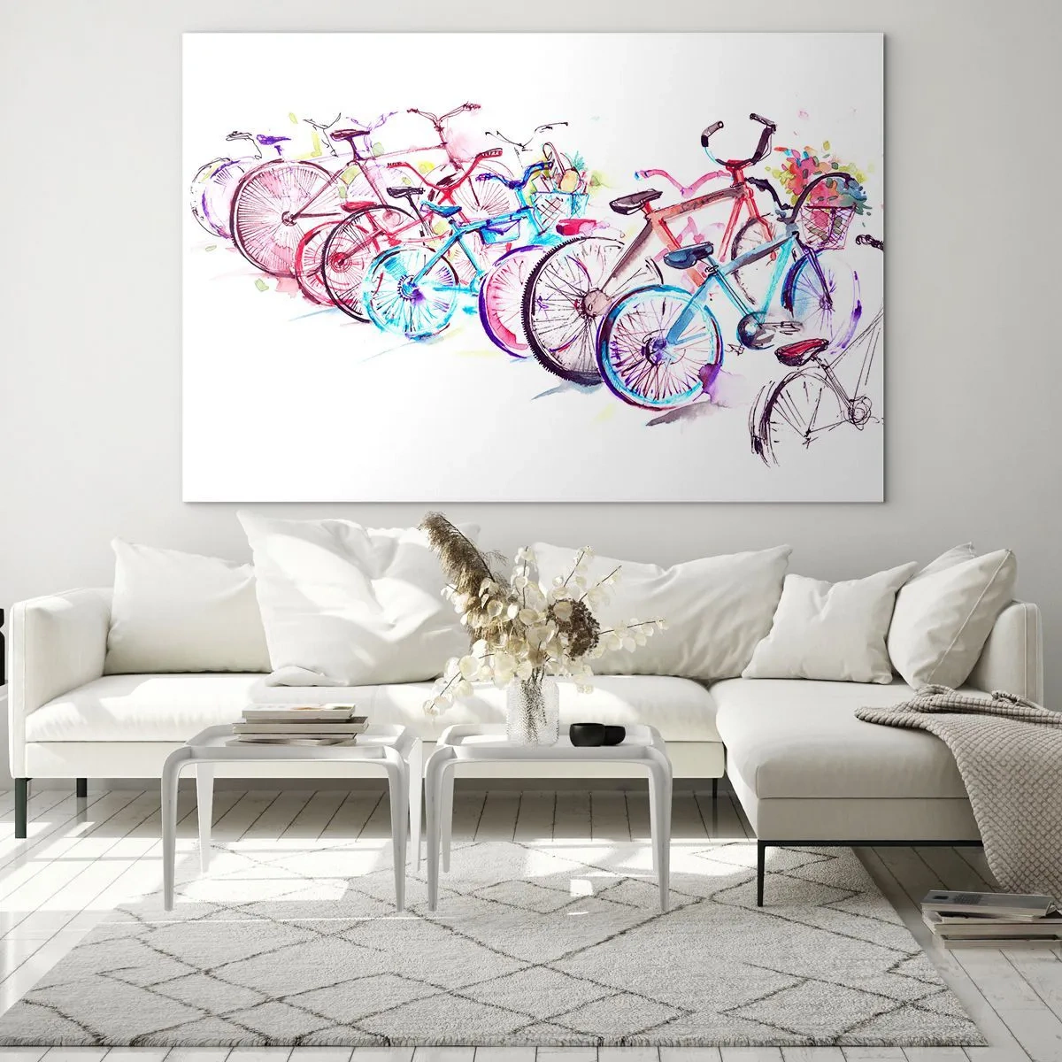 Üveg kép - Az Antymoto klub gyűlése - 120x80 cm