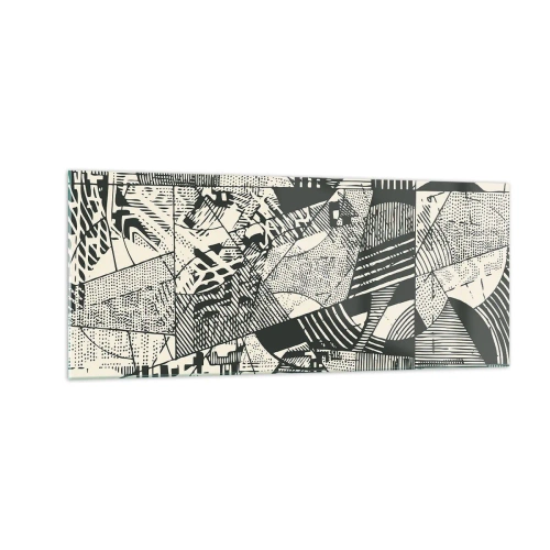 Üveg kép - A jelenkor dinamikája - 100x40 cm