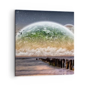 Vászonkép - És a világ kiemelkedett a vízből - 60x60 cm