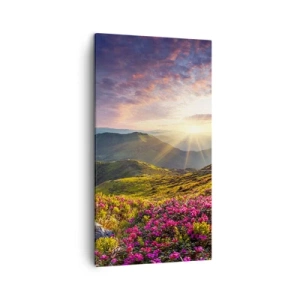 Vászonkép - A Hegyi reggeli frissesség - 45x80 cm