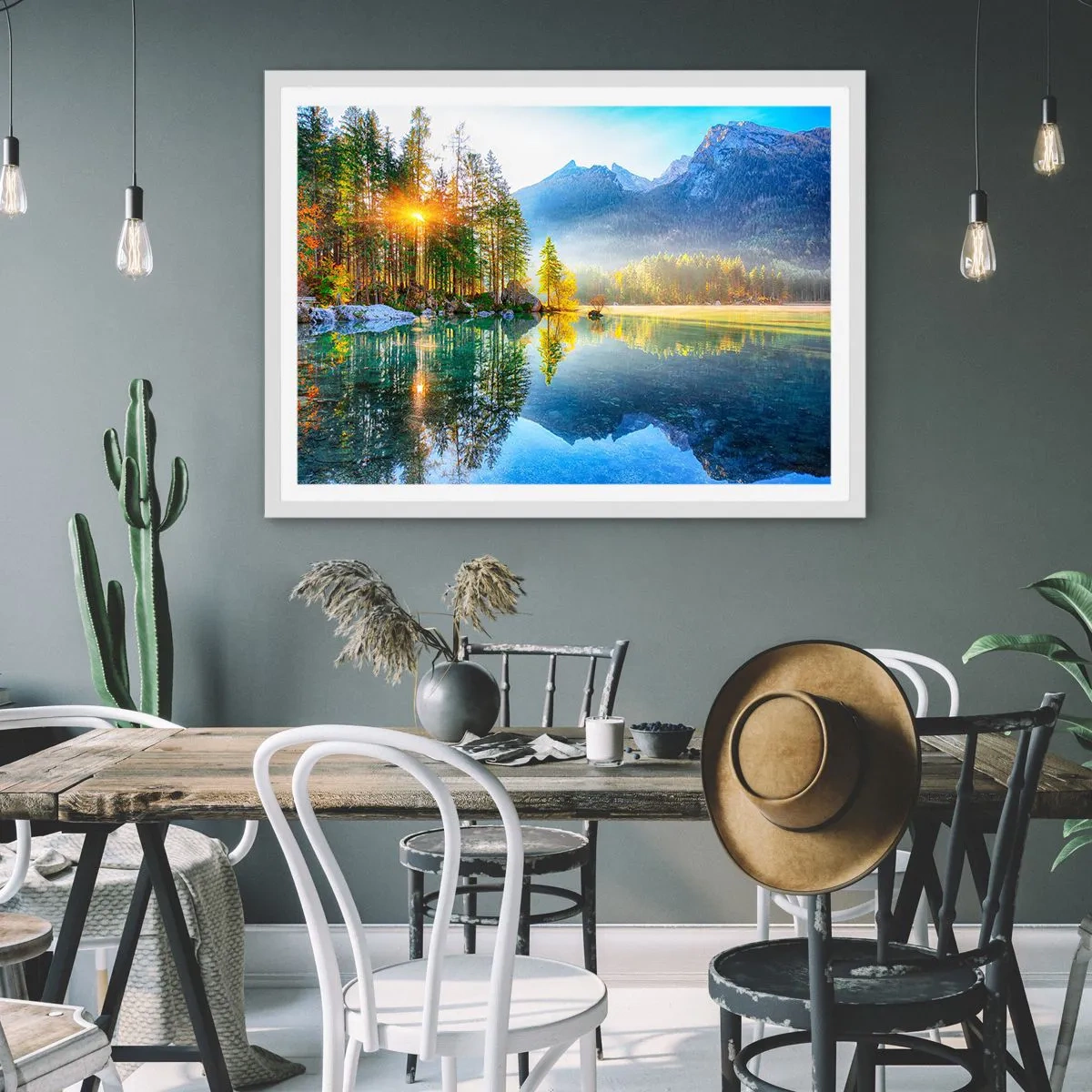 Poszter fekete keretben - Fenség és édesség - 70x50 cm