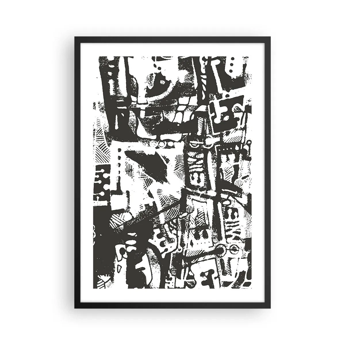 Poszter fehér keretben - Rend vagy káosz? - 50x70 cm
