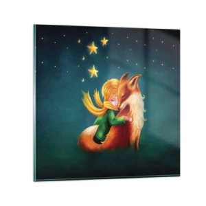 Üveg kép - Kis herceg - 70x70 cm