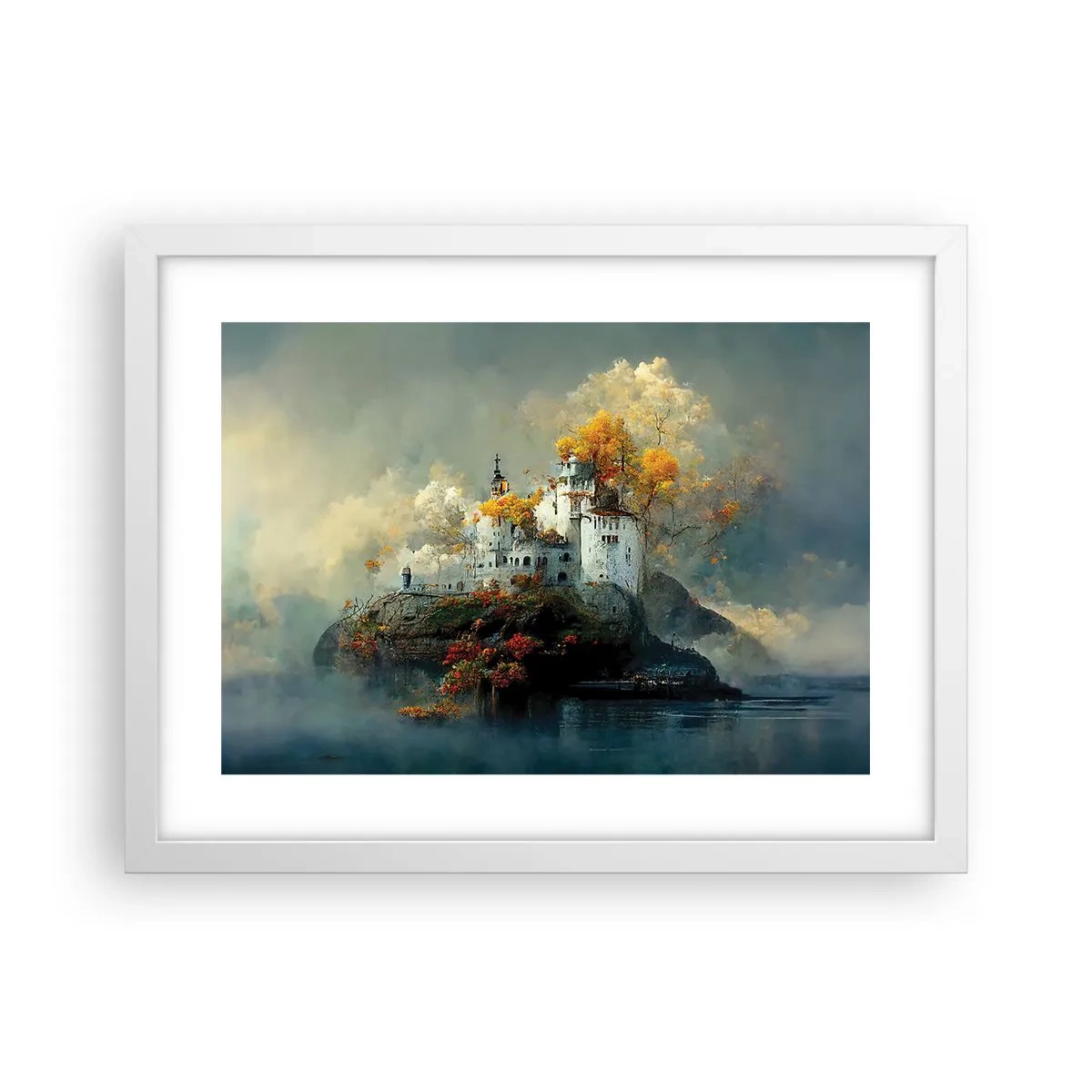 Poszter fekete keretben - Egy romantikus történet kezdete - 40x30 cm