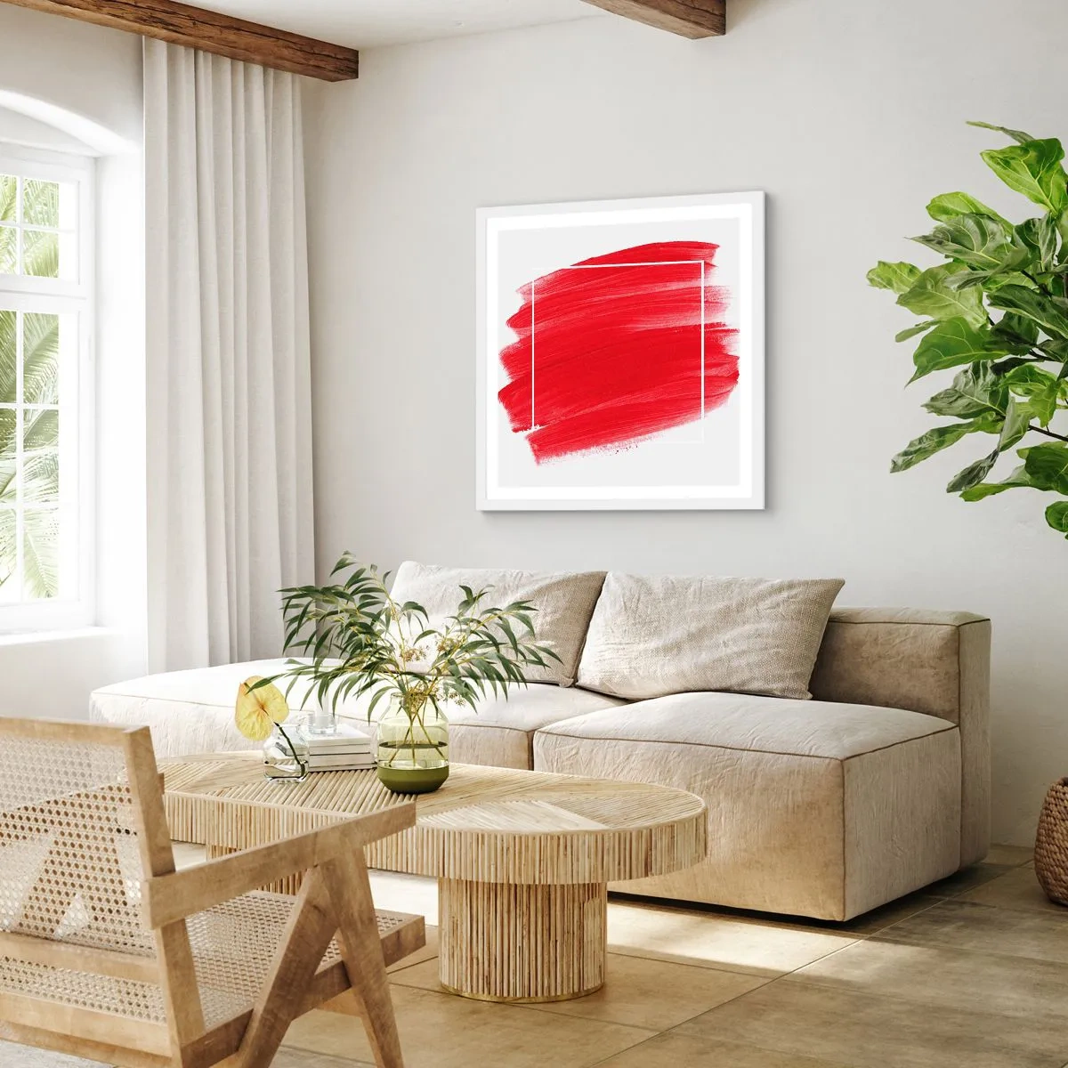 Poszter fekete keretben - A kereten kívül - 50x50 cm